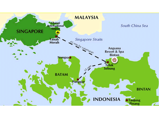 Bintan Indonesia Map