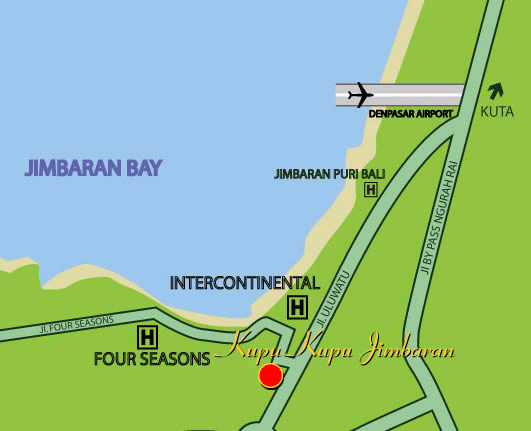 bali hotel map