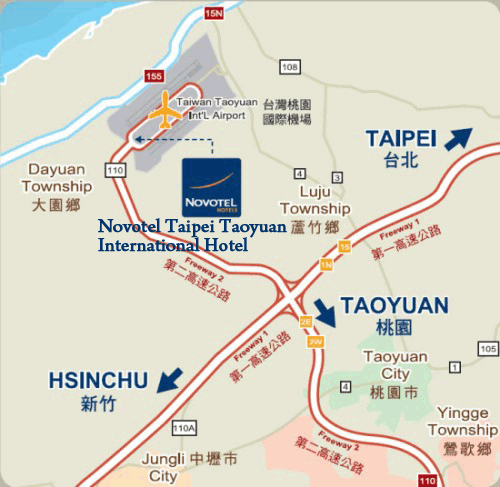 Taoyuan Airport Map