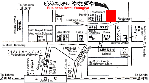 Ueno Park Map