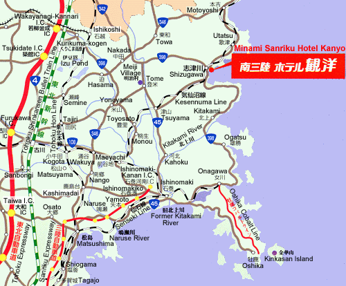 shizugawa map