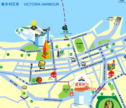 Wanchai Map