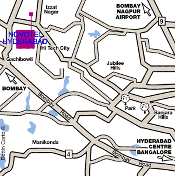 Cyberabad Map