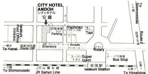 Iwakuni Map