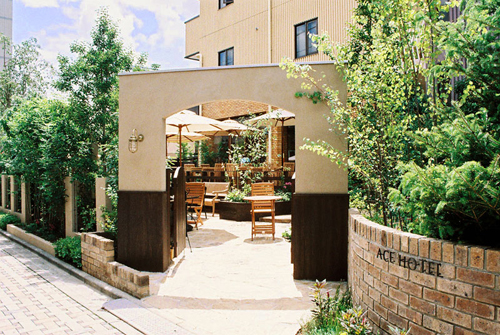 庭の、桐生エースホテル image